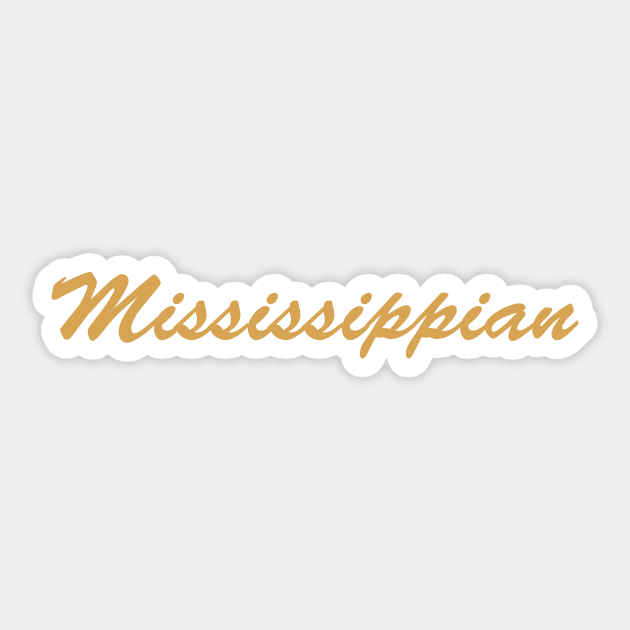 Mississippian Sticker by Novel_Designs